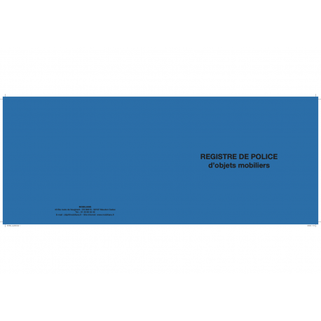 Registre de Police - 50 pages